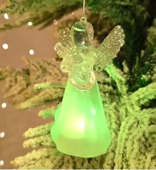 Angel With Lights Hanging Decoration - ნაძვის ხის სათამაშო, 4 image