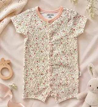 Grow Up Hearts Romper - ჩვილის რომპერი