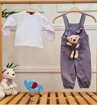 Cute Bear Overalls - საბავშვო კომბინიზონი