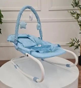 Baby Bouncer Star Blue საბავშვო  შეზლონგი