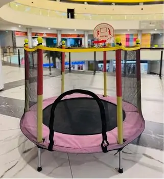 Metal & Plastic Trampoline 140cm 5FT - ბატუტი, 2 image