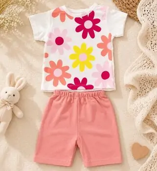 Daisies 2 In 1 Set White - საბავშვო ორეული
