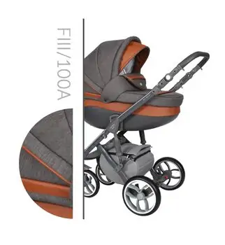 Baby Merc Faster 3 100A საბავშვო ეტლის 2x1 კომპლექტი