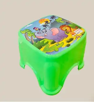 Tuffex Patterned Kid Stool საბავშვო საფეხური აბაზანისთვის Green