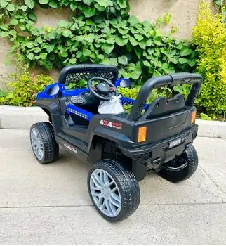 Polaris Mini Jeep Blue - ელექტრო მანქანა  კაუჩუკის საბურავებით, 3 image