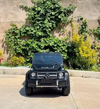 Mercedes Benz G63 Painting Black - ელექტრო მანქანა კაუჩუკის საბურავებით და ტყავის სავარძლით, 2 image