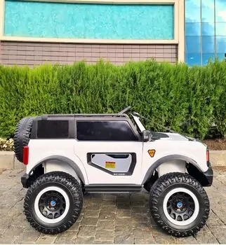 Bronco Jeep 4x4 White  - ელექტრო მანქანა, 4 image