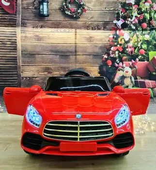 Mercedes Benz Red - ელექტრო მანქანა კაუჩუკის საბურავებით, 2 image