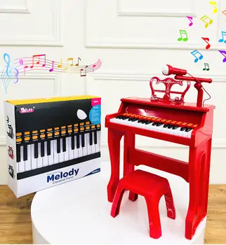 Classical Piano Toy Red  - სათამაშო პიანინო, 2 image