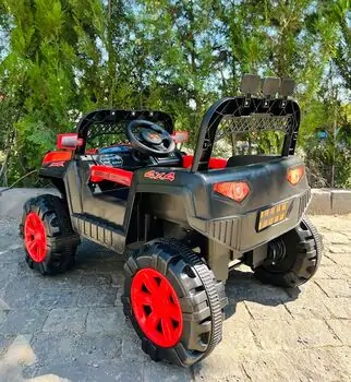 Mini Mitsubishi Jeep Red - ელექტრო მანქანა, 4 image