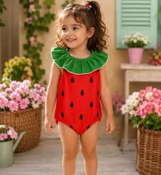 Baby Swimsuit Watermelon Blossom - საბავშვო საცურაო კოსტუმი