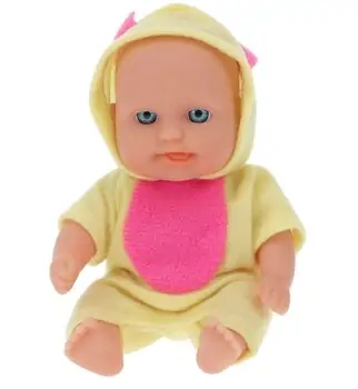 Newborn Baby Doll With Clothes 10 cm - სათამაშო თოჯინა ტანსაცმელებით