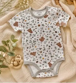 Bear With Honey Bodysuit - ჩვილის ბოდე