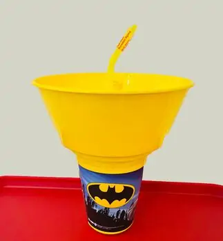 Tuffex Batman Snack and Drink Cup 2in1 ჭიქა წვენისა და სნექებისთვის