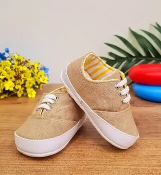 Baby Pattini Simple Beige საბავშვო ფეხსაცმელი