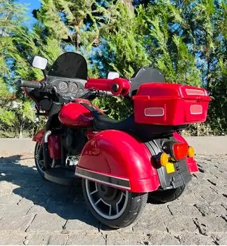 Police Electric Moto Red - ელექტრო მოტოციკლი, 4 image