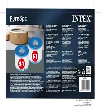 Intex 29001 Filter Cartridge S1 Twin Pack  - ფილტრის კარტრიჯი, 3 image