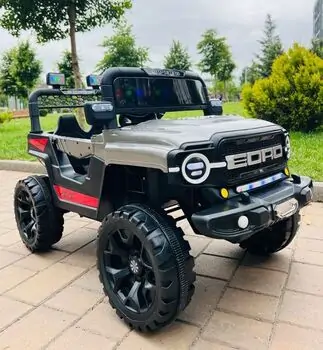Super Jeep 4x4 Grey- ელექტრო მანქანა, 2 image