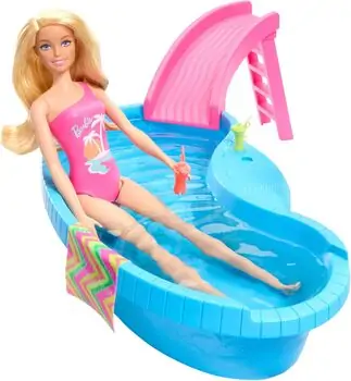 Barbie Doll And Pool Playset - ბარბის სათამაშო თოჯინა, 2 image