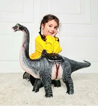 Mount one meter giant Brachiosaurus 7076 გადასაჯდომი დინოზავრი