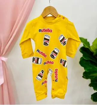 Baby Nutella Romper Muratbaby 5809 Yellow რომპერი