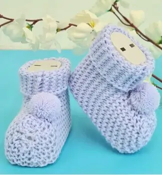 Baby Knitted Socks 5050 BEBICCINO საბავშვო წინდები Blue
