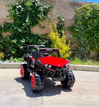 Mini Polaris Jeep Red - ელექტრო მანქანა