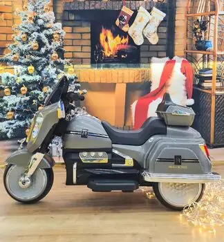 Electric Motorcycle Grey - ელექტრო მოტოციკლი, 2 image