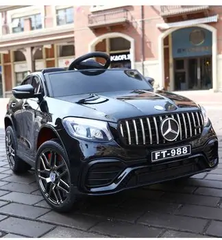 Mercedes Benz Painting Black - ელექტრო მანქანა ტყავის სავარძლით და კაუჩუკის საბურავებით