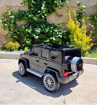 Mercedes Benz G63 Black   -  ელექტრო მანქანა კაუჩუკის საბურავებით, 5 image