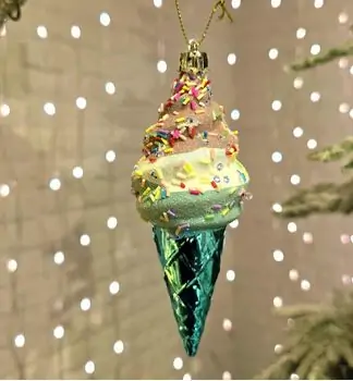 Frosty Hanging Decoration - ნაძვის ხის სათამაშო