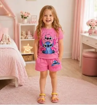 Stitch 2 In 1 Set Pink - საბავშვო ორეული