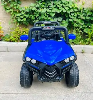Polaris Mini Jeep Blue - ელექტრო მანქანა  კაუჩუკის საბურავებით, 2 image