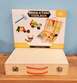 Wooden Simulation Toolbox - ხის სათამაშო ინსტრუმენტების ნაკრები, 2 image