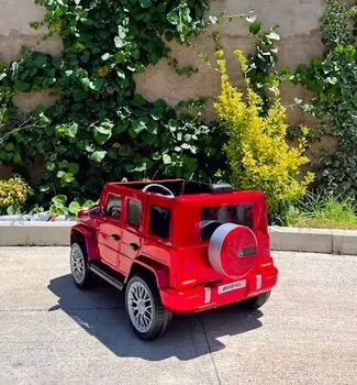 Mercedes Benz G63  Red -  ელექტრო მანქანა კაუჩუკის საბურავებით, 5 image