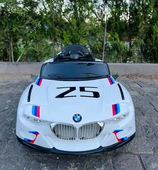 Electric Car BMW White - ელექტრო მანქანა, 3 image