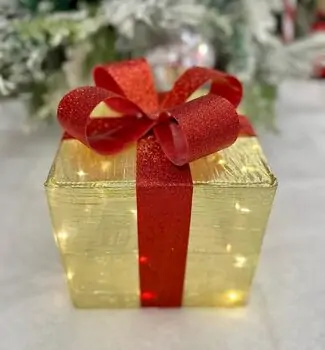 Big Gift Box With Lights -  საახალწლო სასაჩუქრე ყუთი განათებით, 3 image