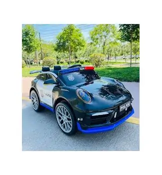 Porsche Police Car Black - ელექტრო მანქანა, 2 image
