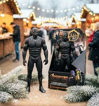 Black Panther Justice League DC Super Hero Figure - შავი პანტერის ფიგურა