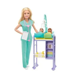Barbie You Can Be Anything Baby Doctor Doll - ბარბის სათამაშო თოჯინა