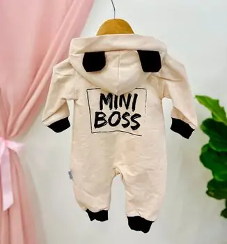 Mini Boss Romper 6034 Beige რომპერი, 2 image