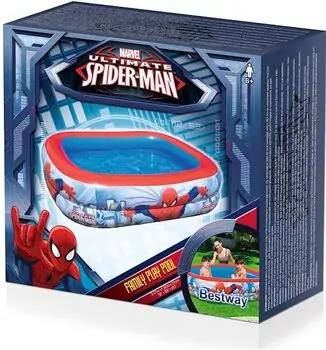 Bestway 98011 Inflatable Spider Man Play Pool  გასაბერი აუზი, 5 image