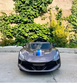 Ferrari Electric Car Champagne - ელექტრო მანქანა კაუჩუკის საბურავებით და ტყავის სავარძლით, 4 image