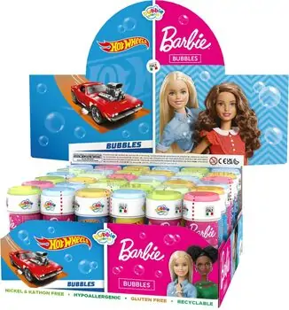 Barbie/Hot Wheels Bubbles - საპნის ბუშტების სითხე