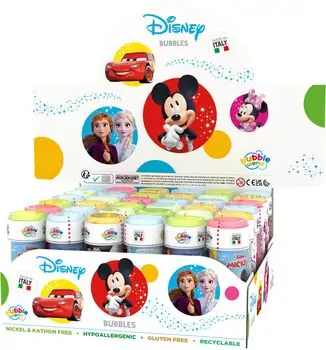Disney Multi Property Bubbles,Dulcop, 36 pcs/box - საპნის ბუშტების სითხე