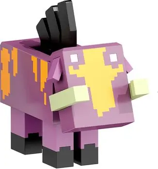 Minecraft Legends War Boar with Action - მაინქრაფთის სათამაშო ფიგურა, 2 image