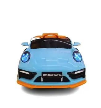 Porsche Car Blue - ელექტრო მანქანა, 3 image