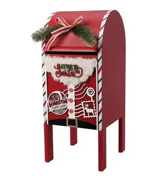Letter Box With Christmas Design - საახალწლო წერილების ყუთი, 4 image