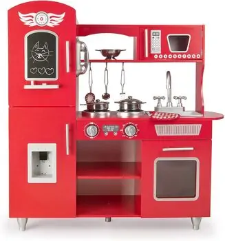 Retro Kitchen for Children  ხის სათამაშო სამზარეულო  HT001, 8 image