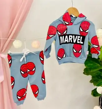 MARVEL Spider Man Set MURATBABY Blue 7611 საბავშვო ტანსაცმლის ნაკრები